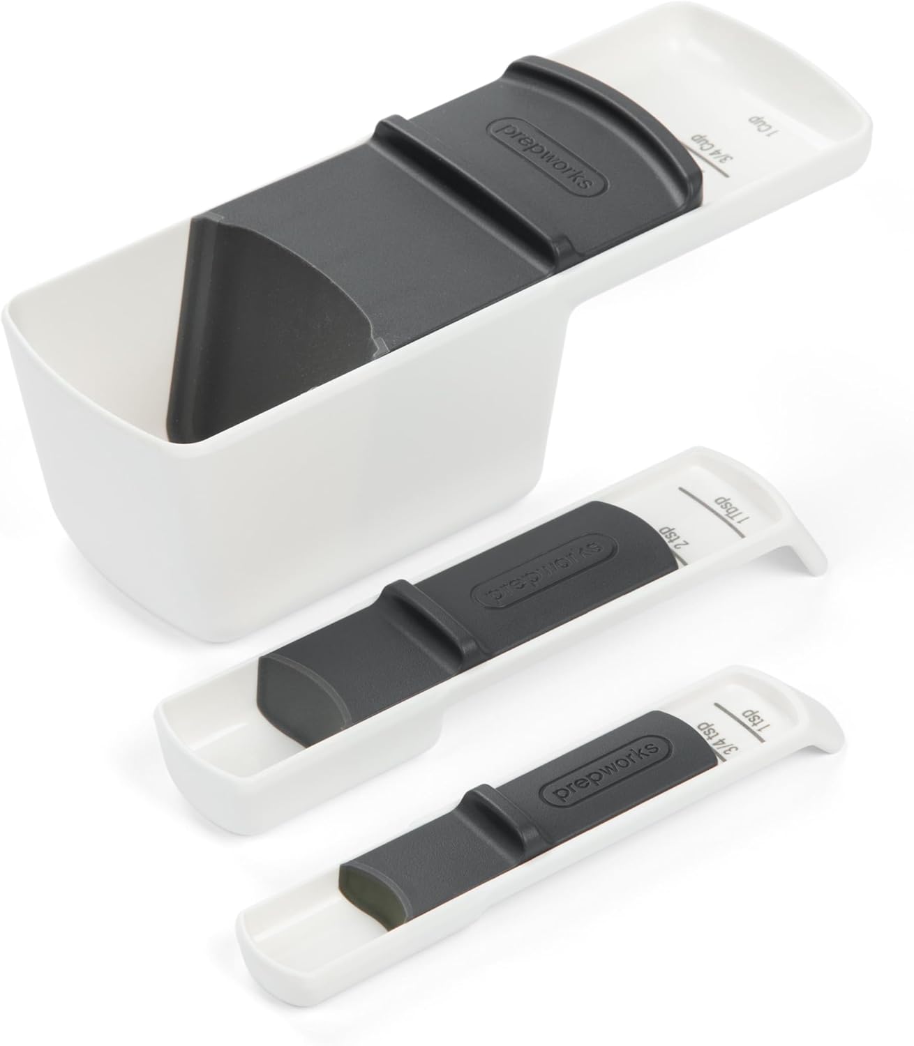 Juego de medidor ajustable para tazas y cucharas de 1/4 cucharadita a 1 taza