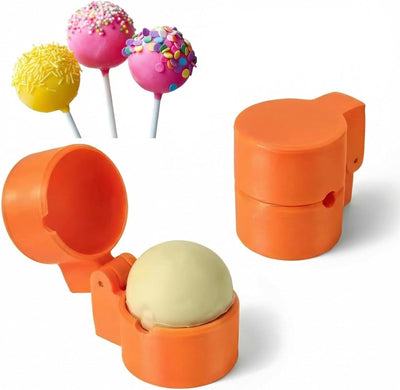 Set 2 Moldes Prensa Tartas Esfera con Cortador y Empujador