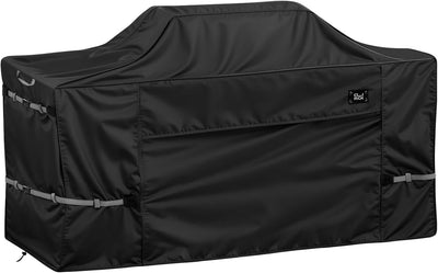 Funda parrilla isla 98pulg 600D resistente agua color negro