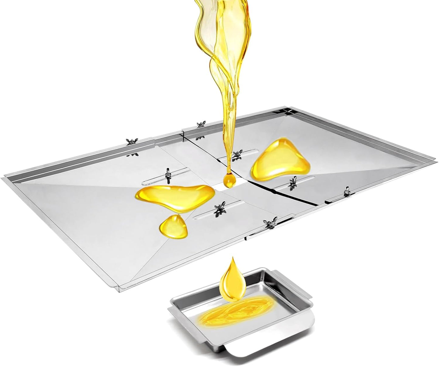 Bandeja goteo ajustable 24-27pulg para Dyna Glo Nexgrill
