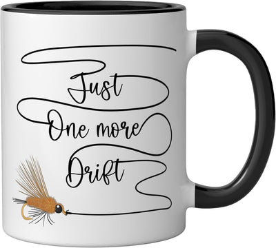 Taza Cerámica Regalo Pescador Negro/Blanco