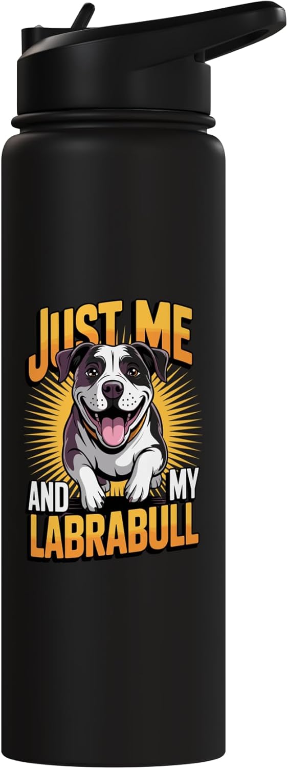 Botella de agua acero inoxidable para perro Labrabull