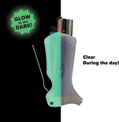 Funda encendedor Clipper brilla oscuridad herramienta acampar