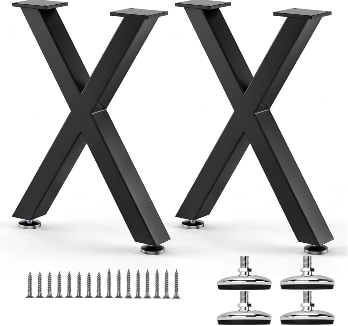 Patas mesa centro 16x11.7pulg metal resistente base repuesto