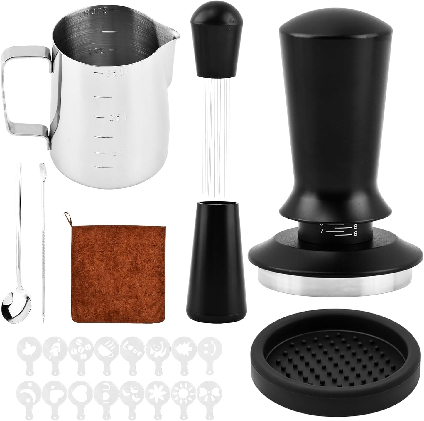 Set 22 Pzas Kit Barista Accesorios Espresso Manipulación