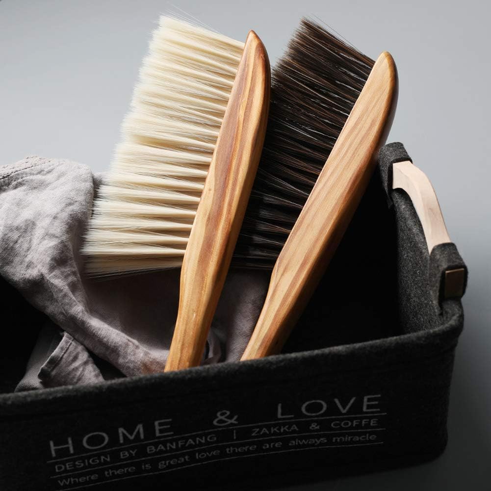 Escoba mano cepillo suave madera natural antiestática