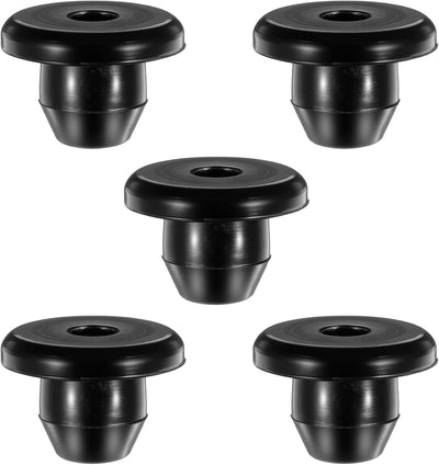 Tapón aceite goma cabeza plana relleno hidráulico negro