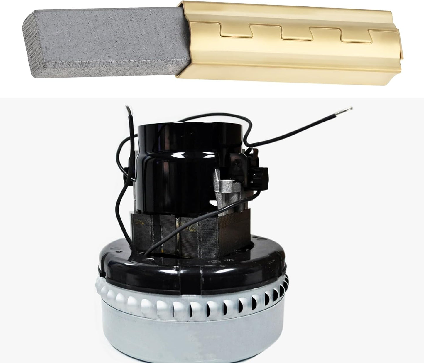 Cepillos carbón motor comp Ametek 120V con soporte