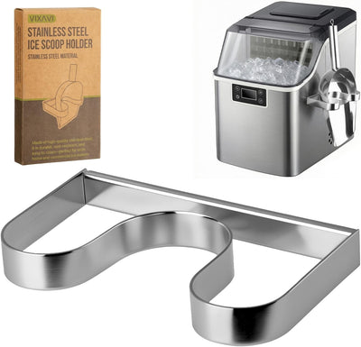 Soporte magnético acero inox para máquina de hielo cocina bar