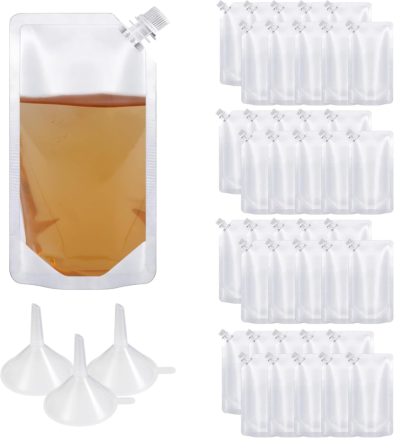 Frascos plástico reutilizables sin BPA 8 oz 40 unidades