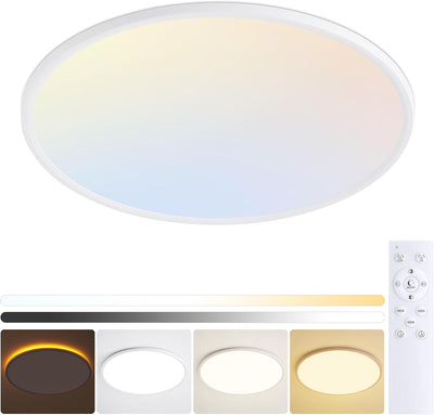 Lámpara techo LED 20pulg control remoto 1800K-6500K