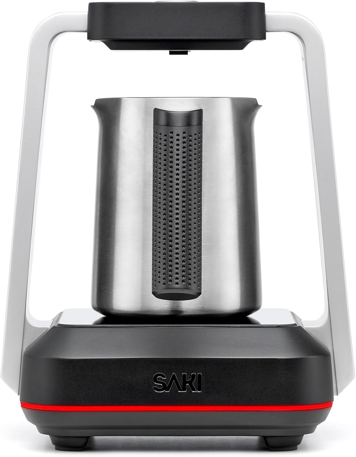 Cafetera Turca Eléctrica Acero Inox 1-5 Tazas Negro
