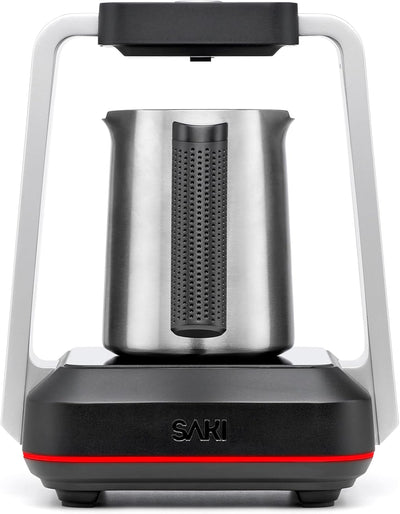 Cafetera Turca Eléctrica Acero Inox 1-5 Tazas Negro