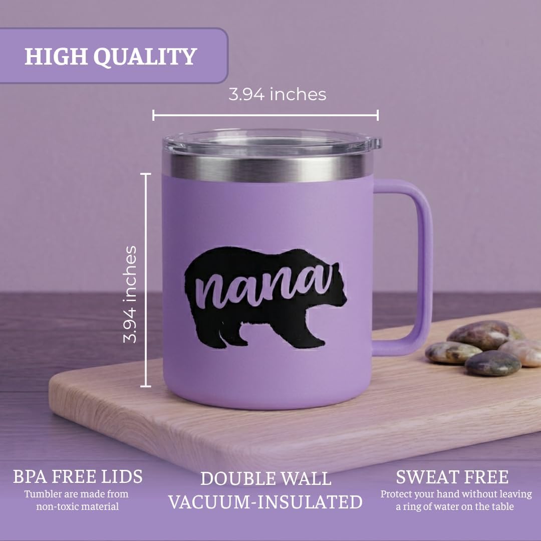 Taza acero inox 14oz regalo para abuela