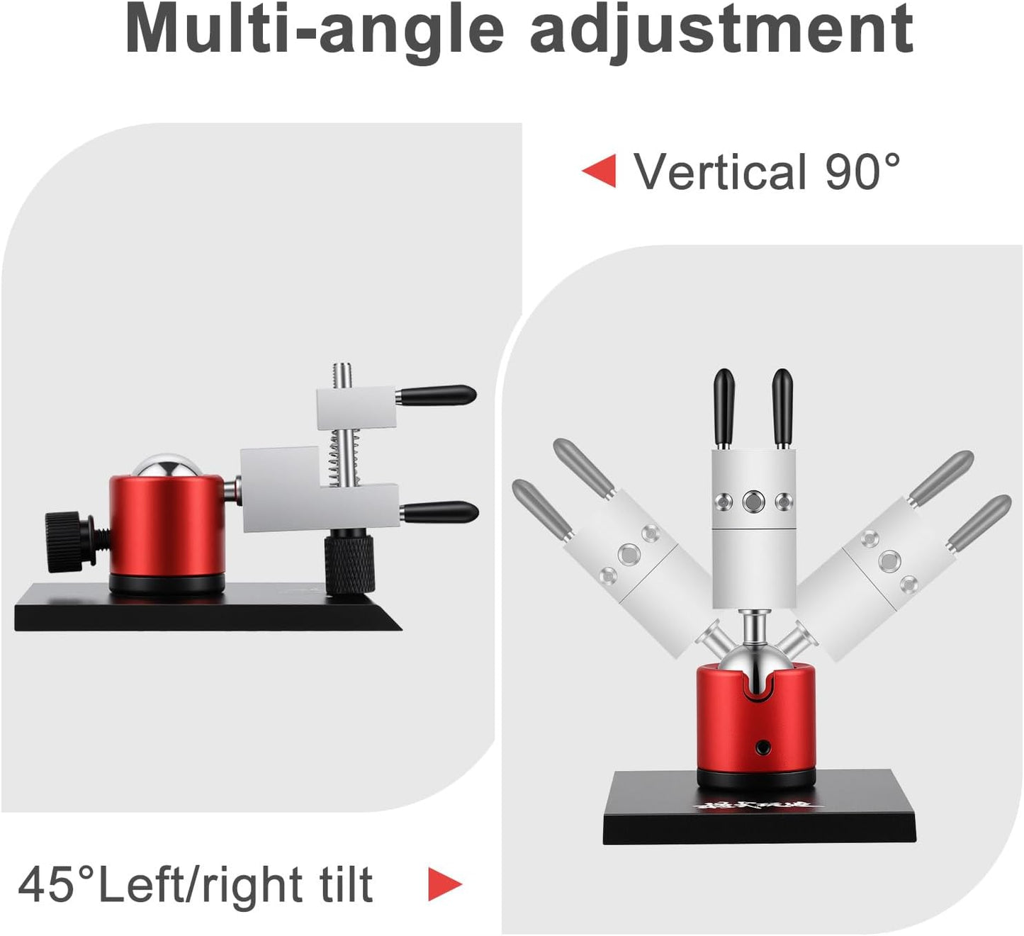 Mini banco de mesa portátil para bricolaje ajustable 360°