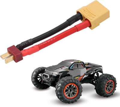 Conector adaptador T Plug a XT90 cable silicona 12 AWG para RC