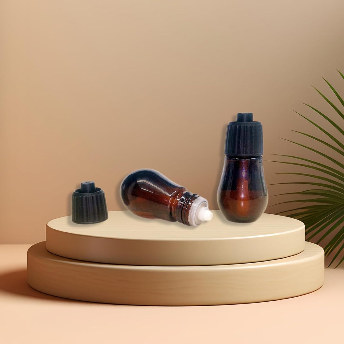 Botellas vidrio 0.7oz para aceites esenciales 3uds