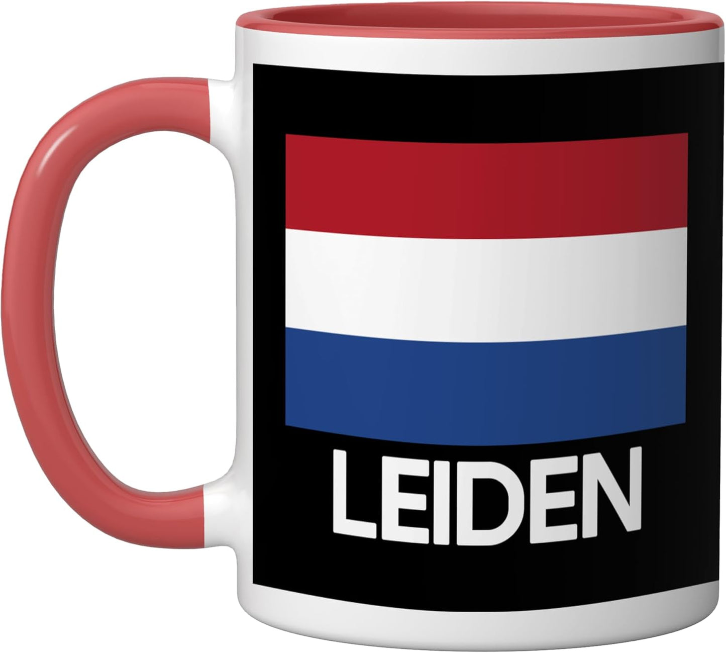 Taza Cerámica Bandera Holanda Rojo Blanco