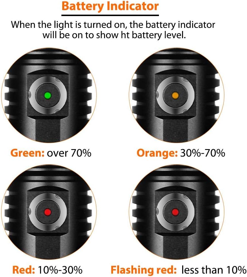 Luz fluorescente buceo 395nm 2 modos haz ancho 120°