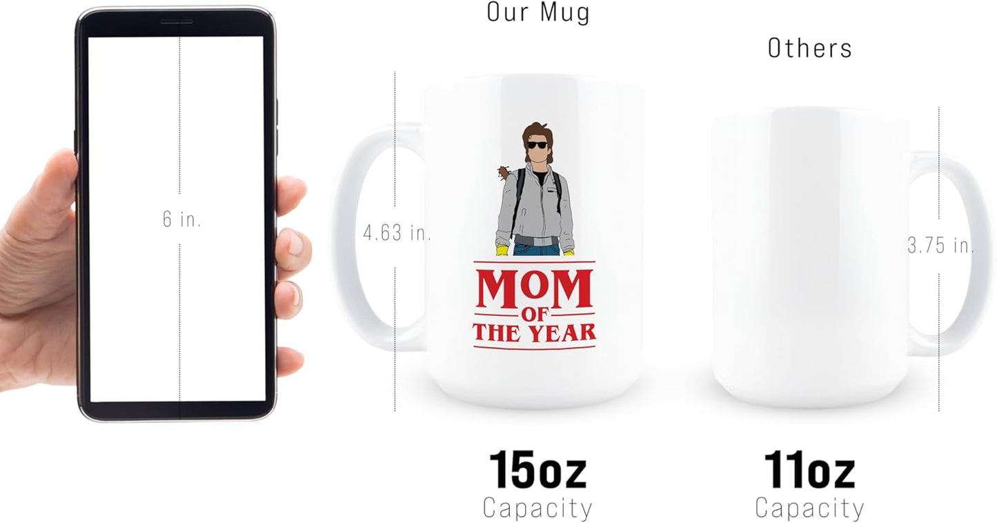 Taza Cerámica Café para Mamá del Año Steve Harrington