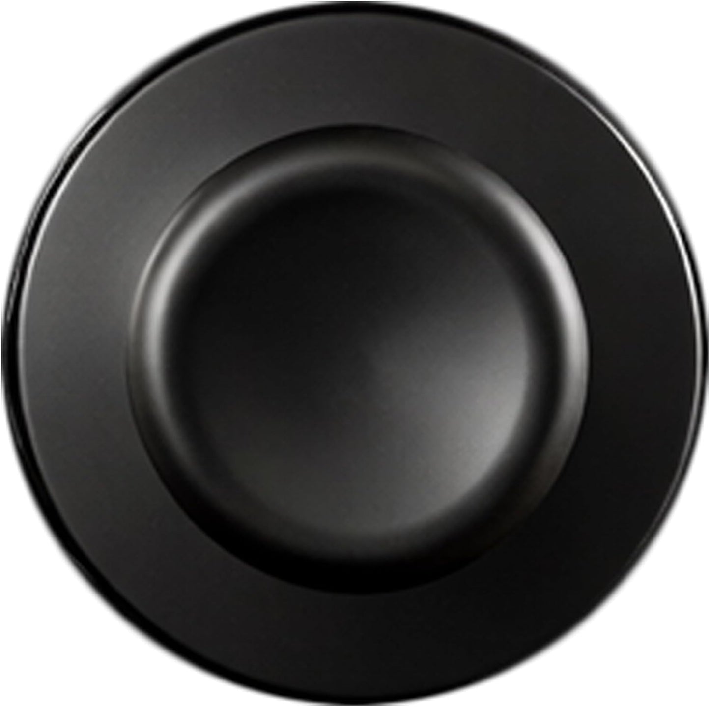 Pomo puerta simulado una cara negro mate