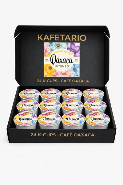 Café mexicano Kafetario Oaxaca Intenso con notas de chocolate y especias 24 unidades
