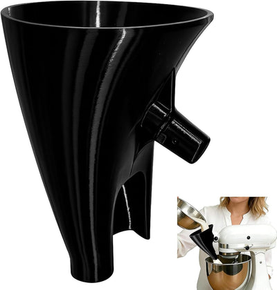 Embudo de harina antisalpicaduras para mezclador KitchenAid de 5 cuartos