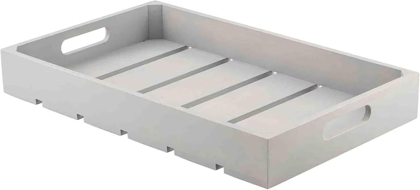 Caja exhibición cocina madera gris 20.75x12.75pulg