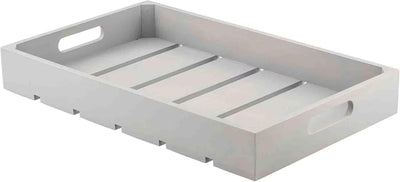 Caja exhibición cocina madera gris 20.75x12.75pulg
