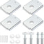 Kit reparación puerta plegable madera 1-3/8pulg