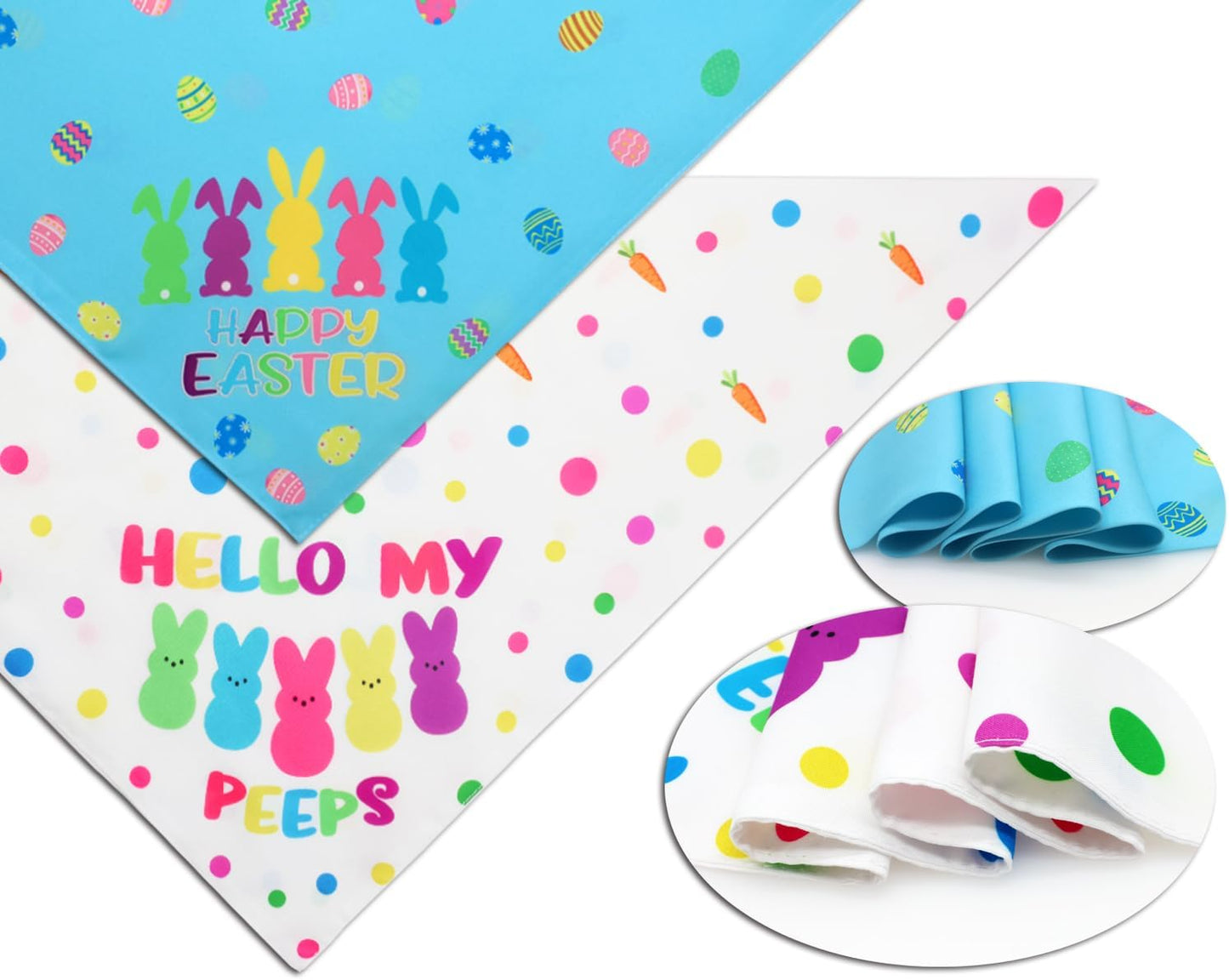 Bandana Pascua para perros ajustable reversible grande regalo