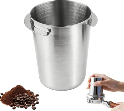 Taza dosificadora café acero inox 2.126pulg plata
