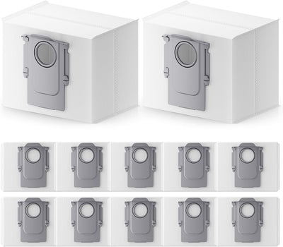 12 Pzas Bolsas Vacío Gran Capacidad para Robo-rock Q5 Q7 Q10