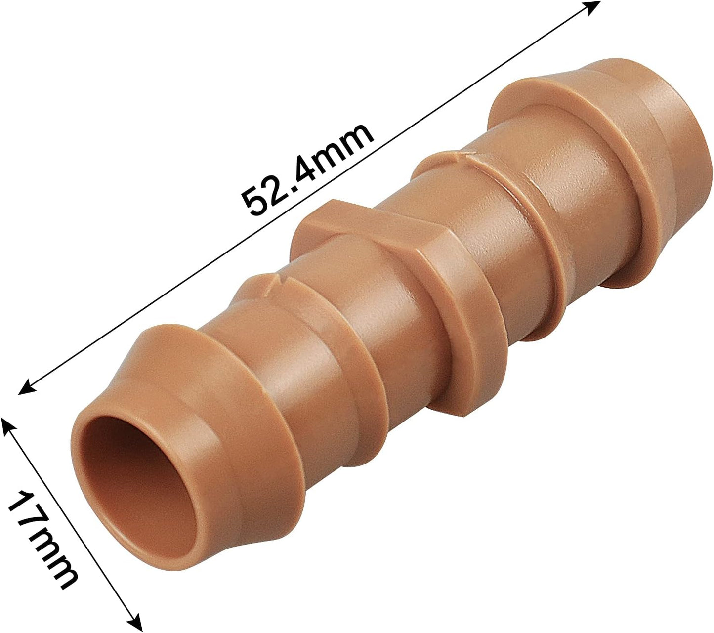 25 Conectores Púas para Riego Goteo 1/2pulg