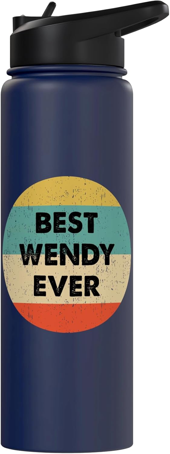 Botella agua acero inox aislada Wendy Name