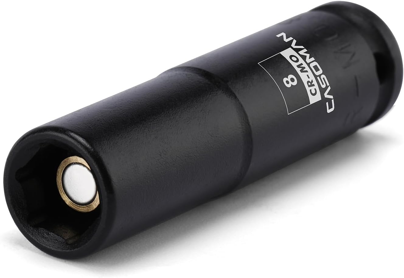 Enchufe impacto magnético 1/4" 6 puntos fosfato negro
