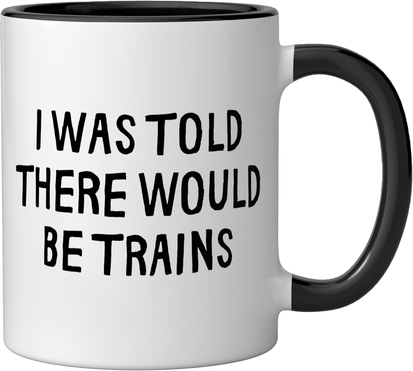 Taza Cerámica Locomotora Negro/Blanco