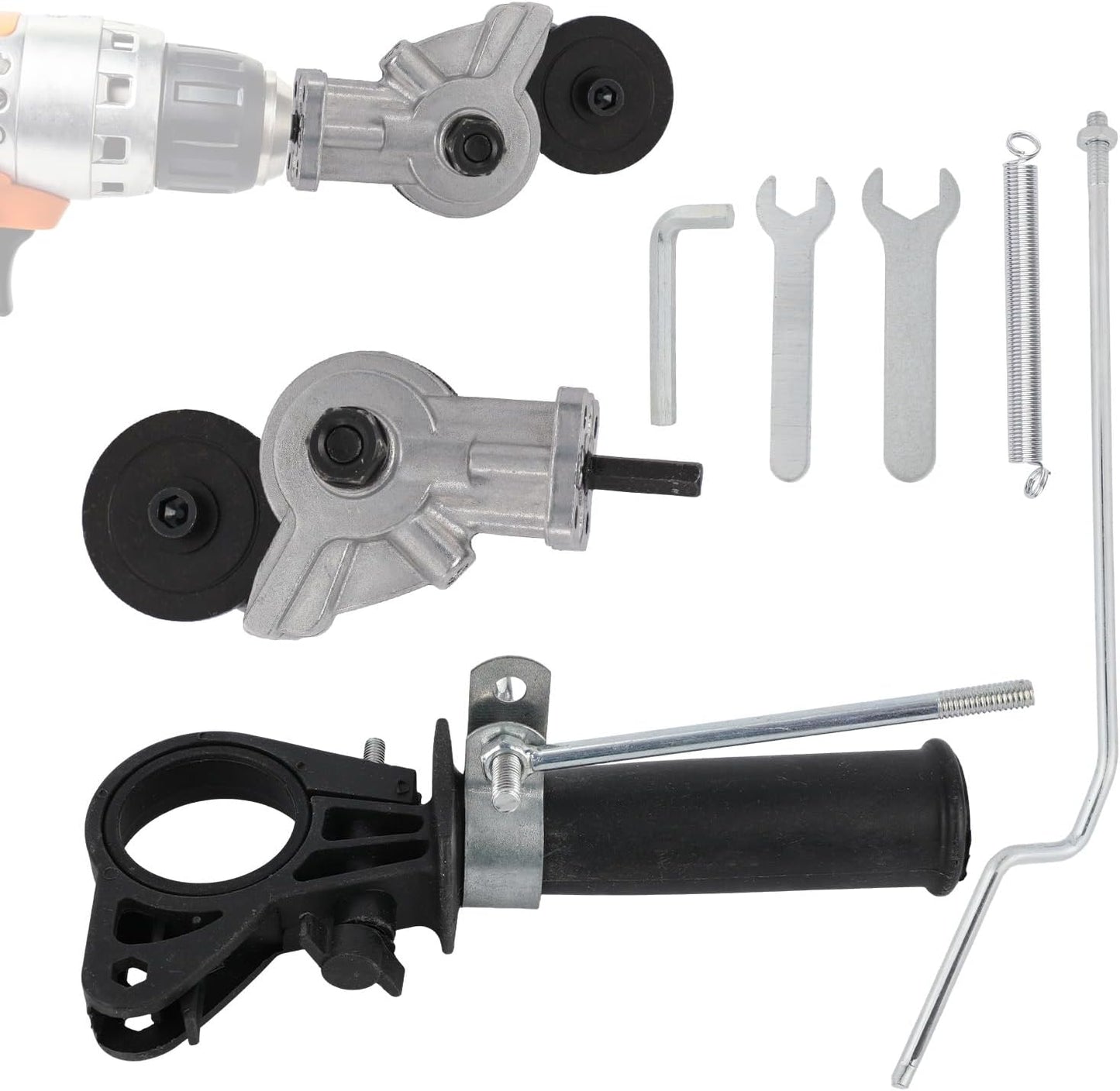 Accesorio taladro Nibbler corta chapa metal acero aluminio