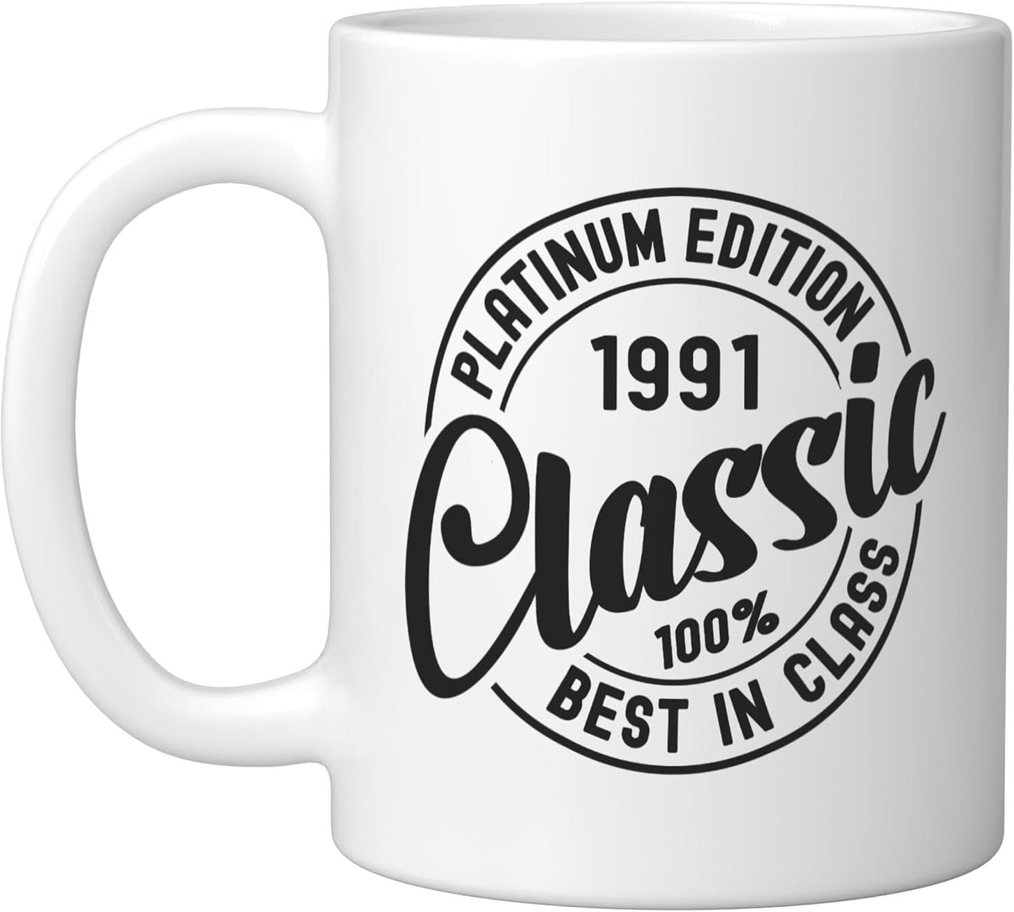 Taza Cerámica Edición Platino Clásica 1991