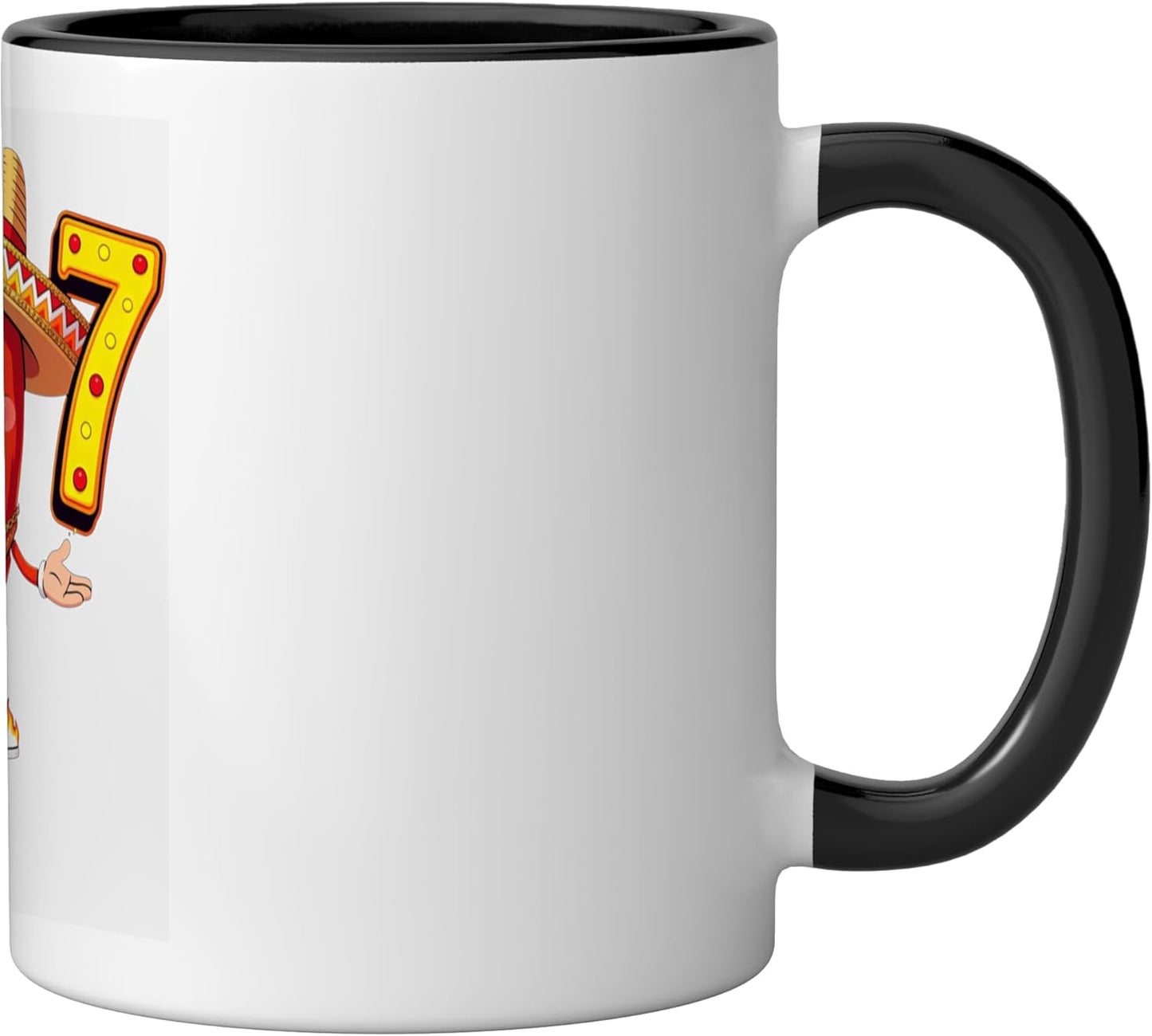 Taza Cerámica 67 Chiles Negro/Blanco