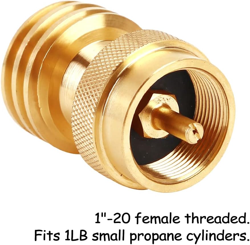 Adaptador tanque propano latón convertidor QCC1 tipo 1