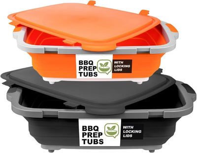 Set herramientas barbacoa y bañera plegable 30L 16L