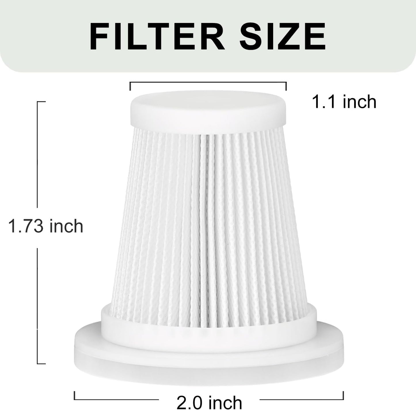 Filtro repuesto aspiradora inalámbrica set 4