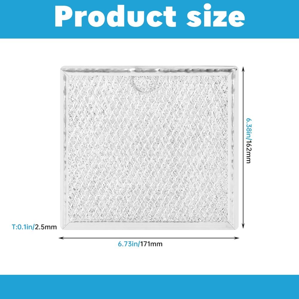 Filtro de microondas para GE WB02X11534 DE63-00666A 2 piezas