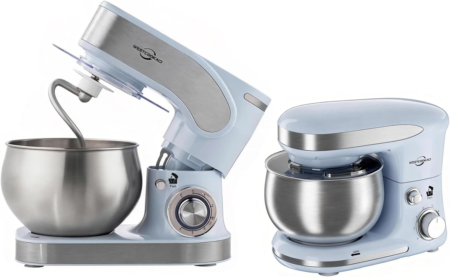 Batidora de pie 3en1 con accesorios para cocina