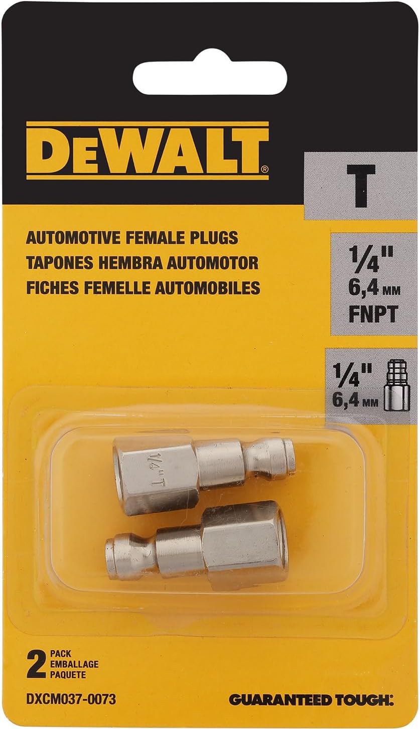Pack 2 Tapones Aire FNPT 1/4" Accesorios Neumáticos Tipo T