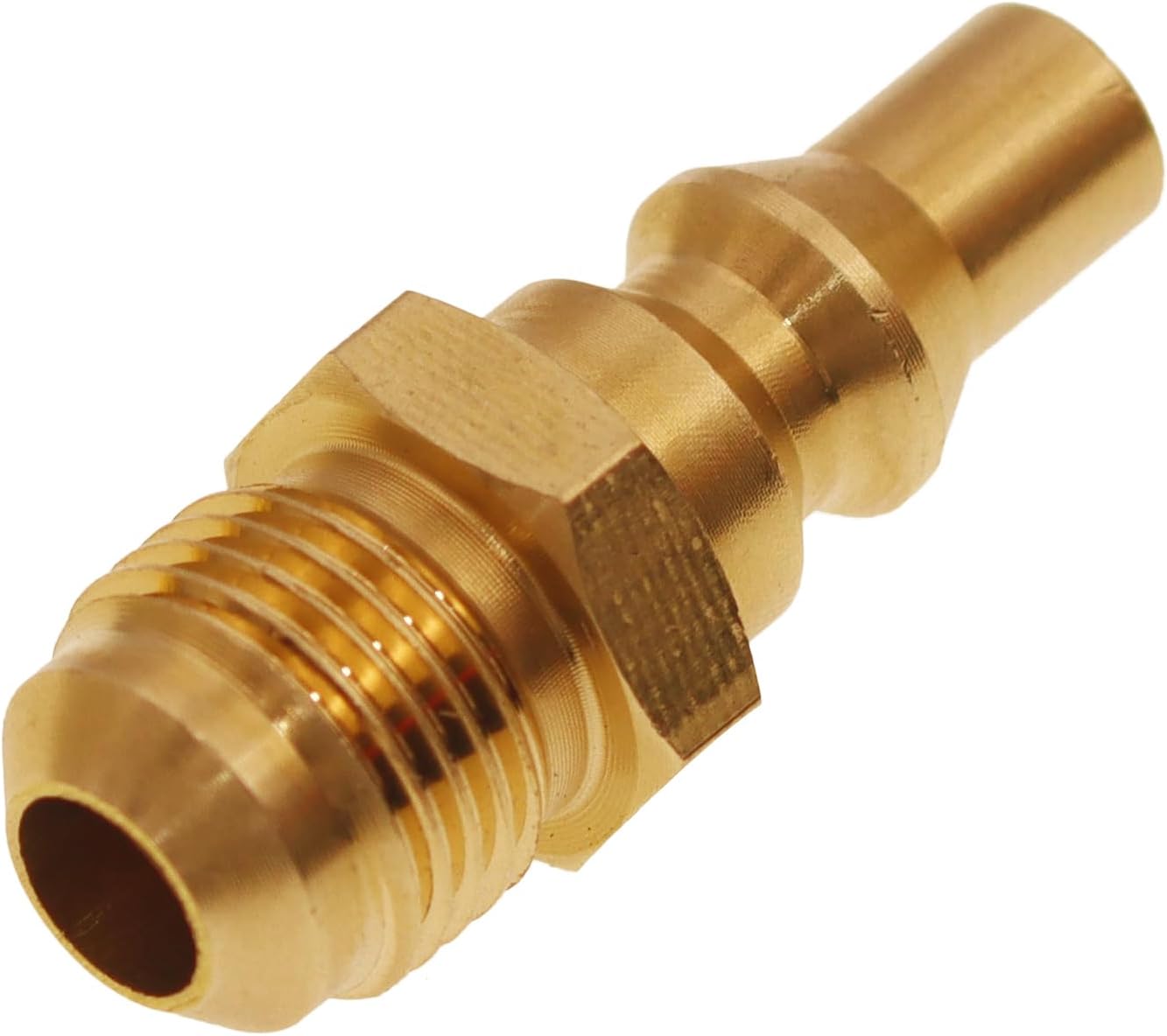 Enchufe 3/8 pulg macho a 1/4 para manguera propano RV