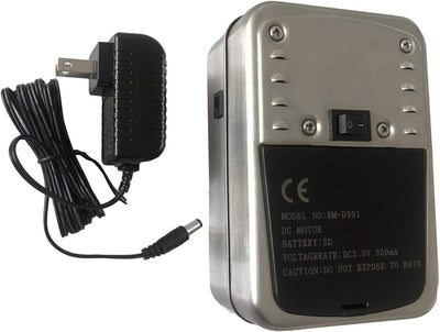 Motor asador universal acero inox 304 inalámbrico con adaptador CA