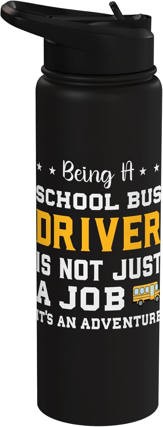 Botella térmica acero inox para conductor de autobús escolar
