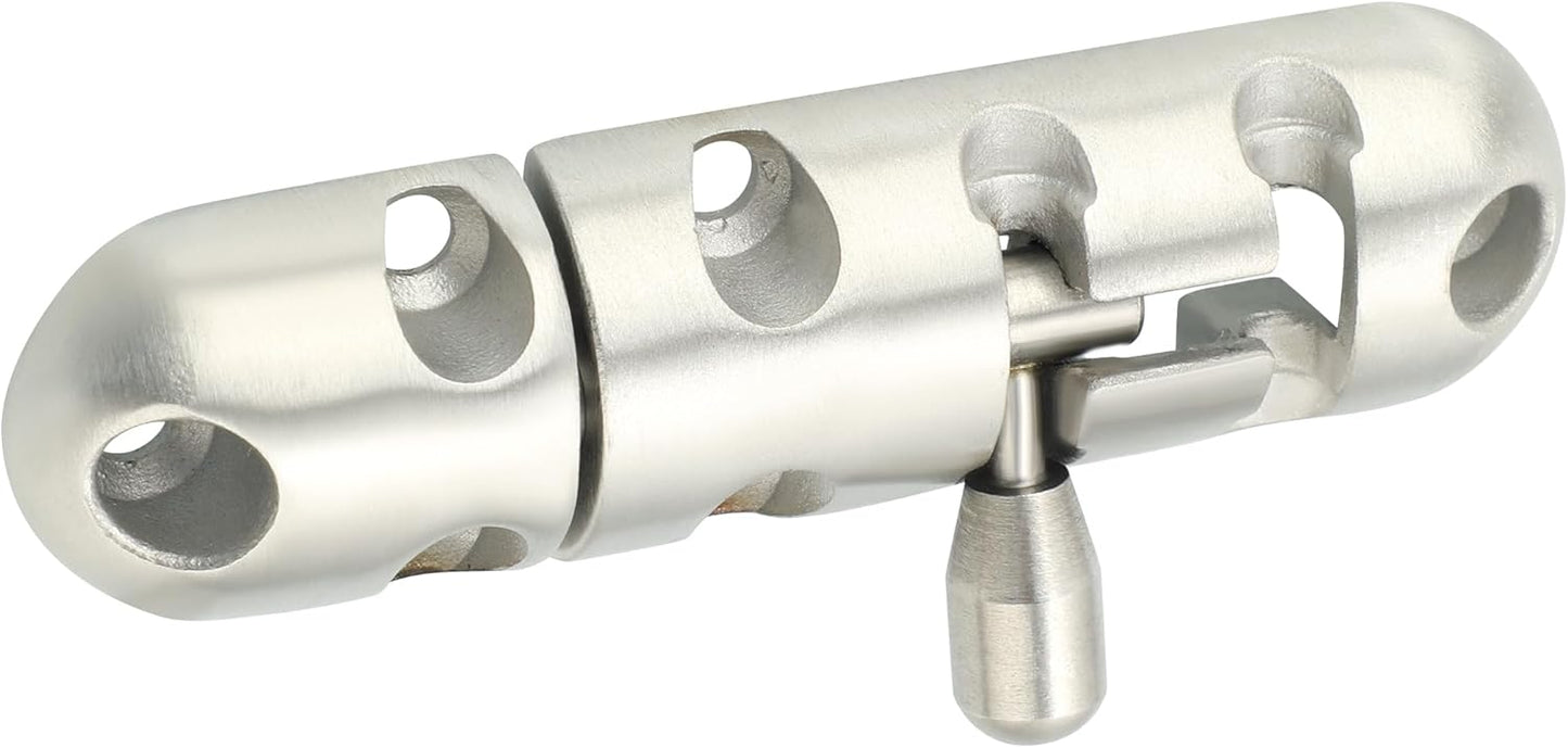 Pestillo puerta cobertizo acero inox 3pulg niquel